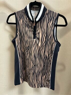 Lohla Sport The Zebra Print Sleeveless Top